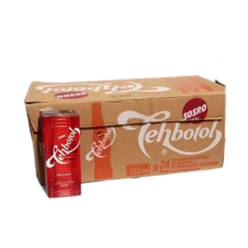 Teh Botol Sosro Kotak 24 pcs 200ml (1 dus)
