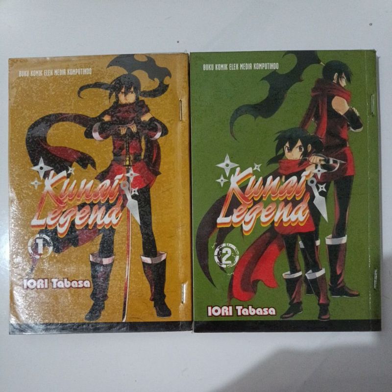 komik set kunai legend 1-2 bekas