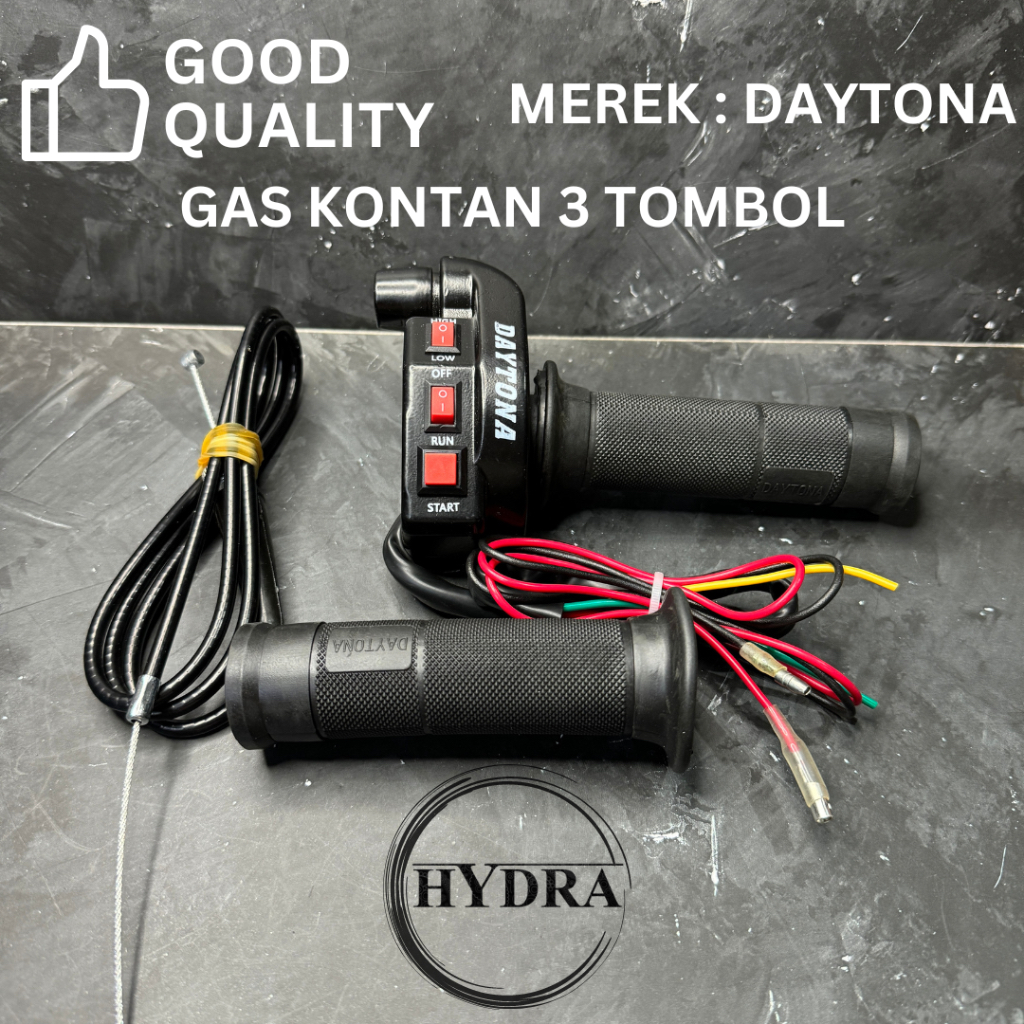 GAS SPONTAN DAYTONA 3 TOMBOL / GAS KONTAN DAYTONA / GAS TEMBAK UNIVERSAL VARIO,BEAT,MIO,SATRIA FU