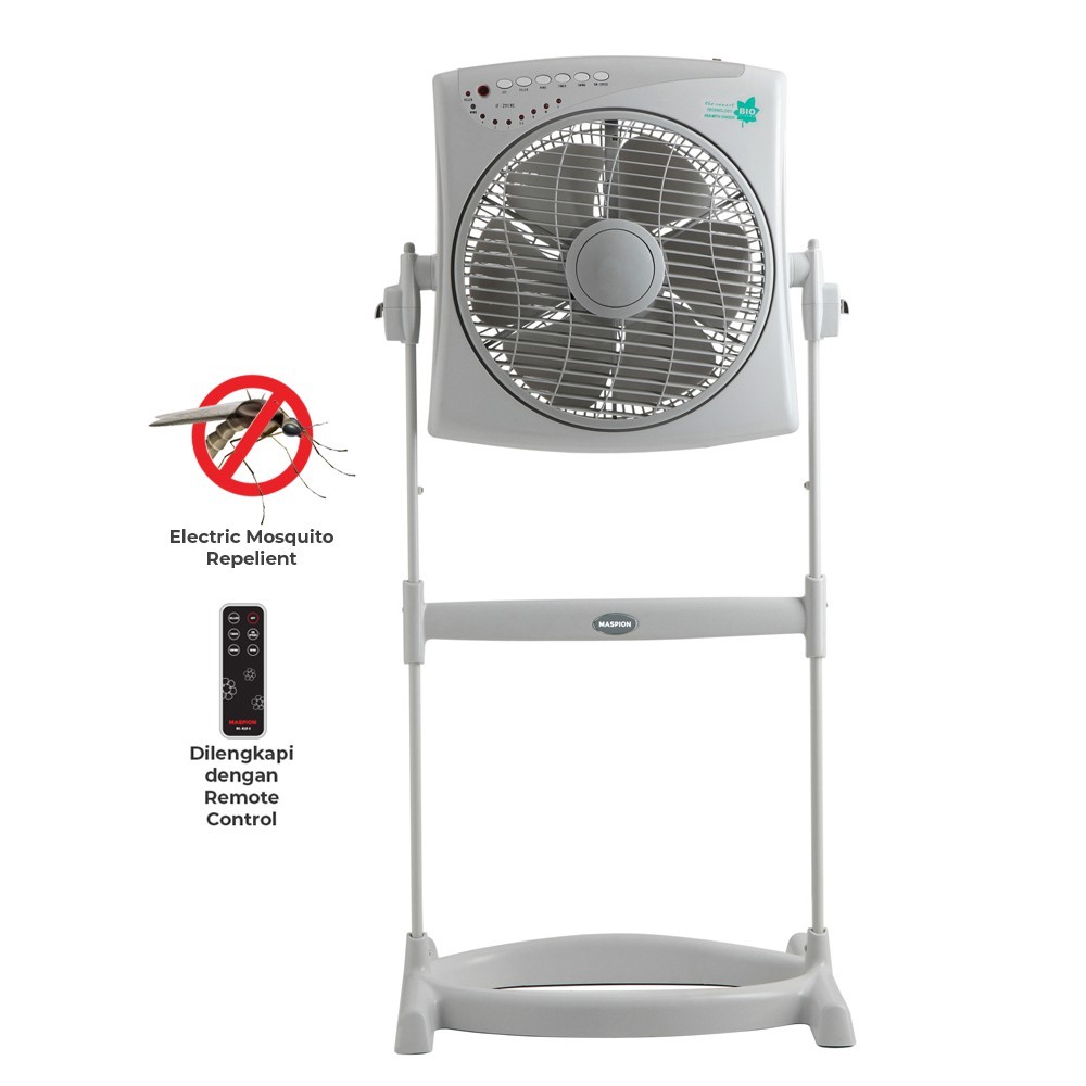 Maspion Kipas angin Kotak JF-2111 RC (Remote) / Stand Box Fan 12"