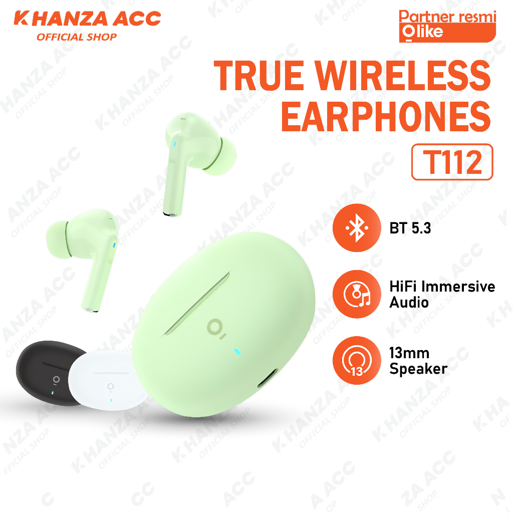KHANZAACC OLIKE T112 Earphones TWS Original