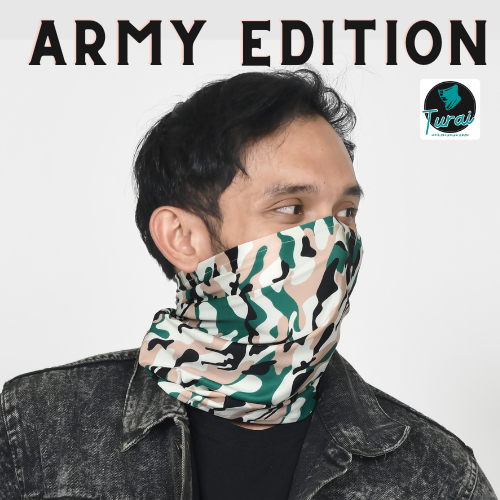 Masker Motor Pria Army Militer Tentara Polos Multifungsi
