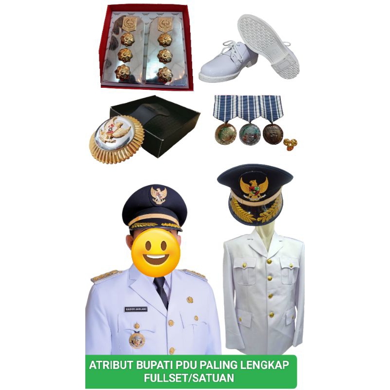 

ATRIBUT bupati FULLSET DAN SATUAN