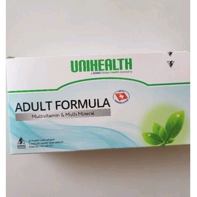 Adult Formula. multivitamin dan mineral.