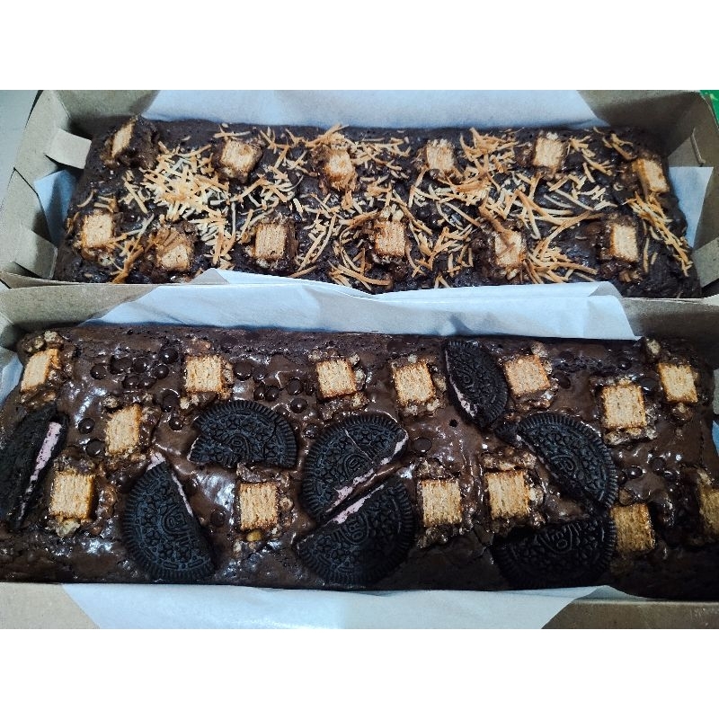 

Brownies panggang size 30 x 10 cm