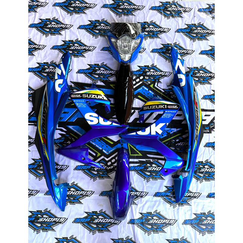 Full bodi halus Satria fu facelift biru gp