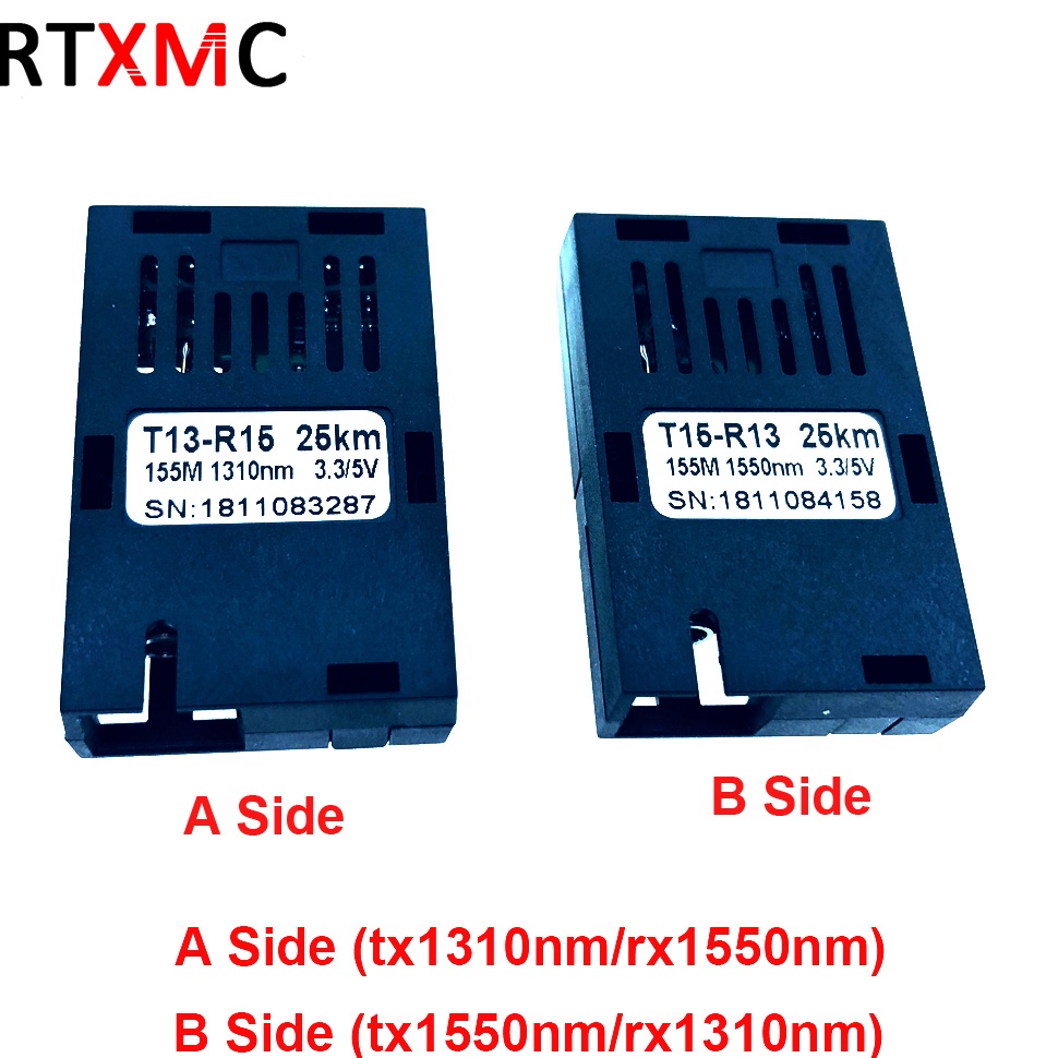 Special Price 2 PCS 155M Single Fiber SC Konektor BIDI 2 KM 19 ul untuk 1M Media Converter HTB31
