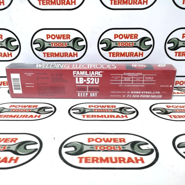 

Kawat Las KOBE LB-52U 4.0mm (5kg) LB52 LB 52U Welding Electrode Steel