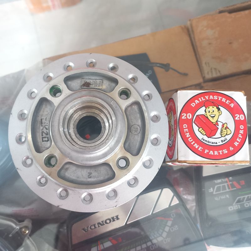 TROMOL DEPAN HONDA KARISMA SUPRA FIT S X 125 NEW CAKRAM ORIGINAL AHM 44601-KPH-650