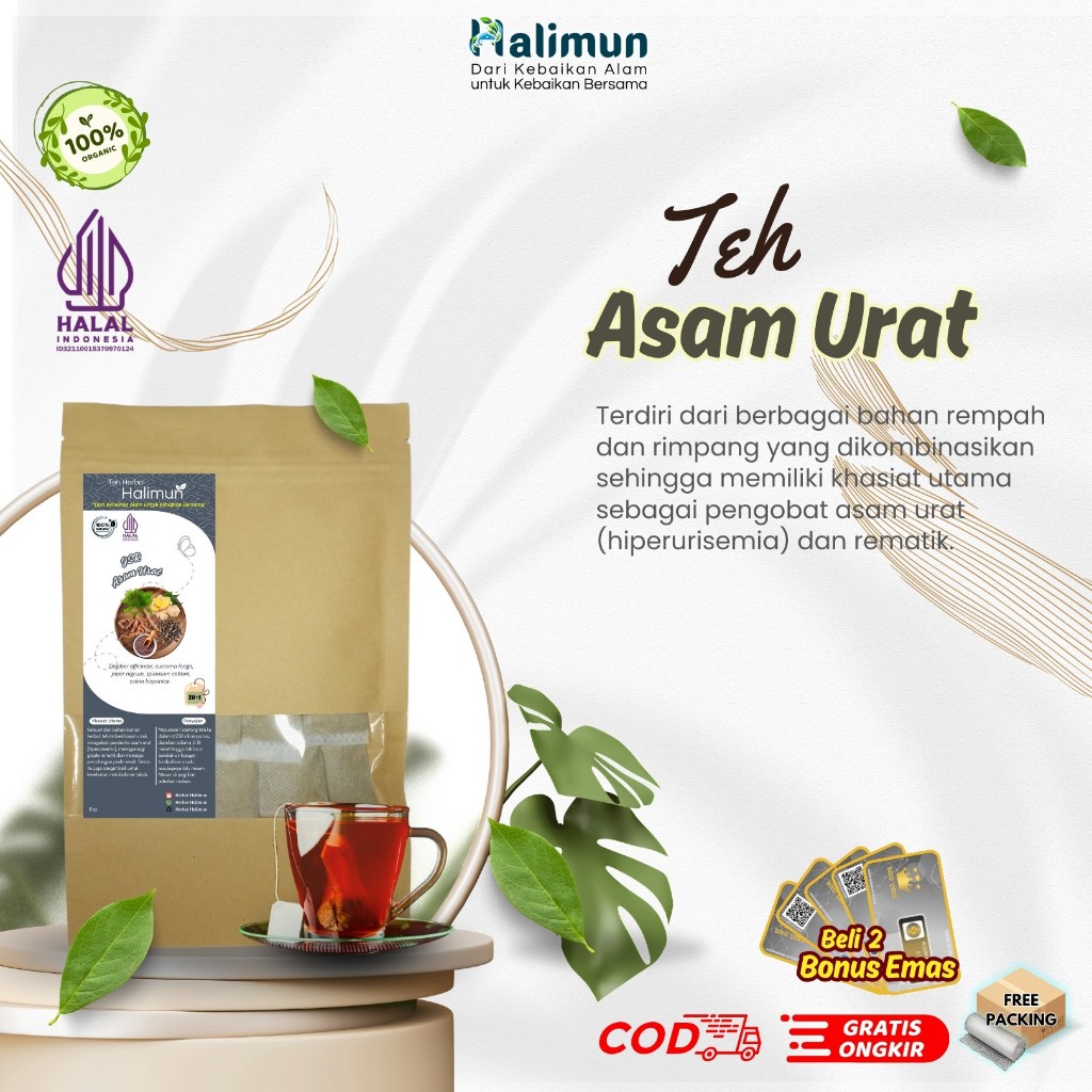 

Teh Celup JSR Asam Urat Anti Rematik Herbal