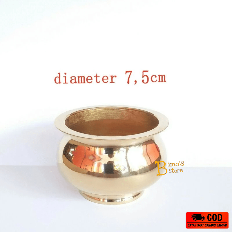 Tempat Dupa Kuningan P1 Hiolo Kuningan Tempat Bakar Dupa Menyan Bokor Kuningan