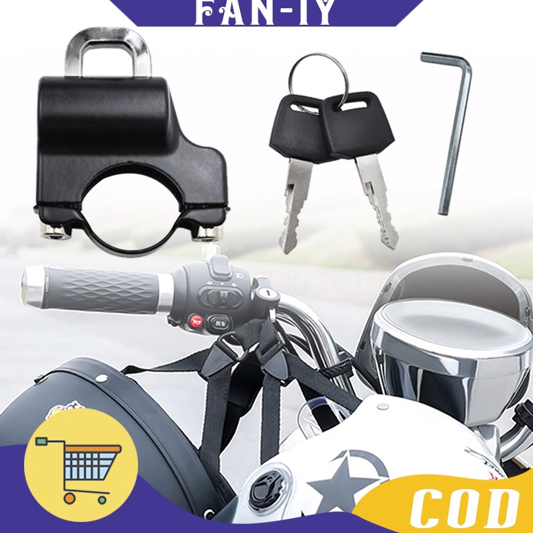 Best Seller Kunci Gantungan Helm Kunci Helm Motor  Gembok Helm Anti Maling  Untuk Stang Motor