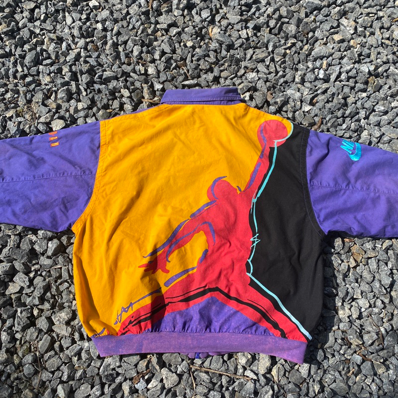 vintage nike air jodan viii aqua 1992 jacket