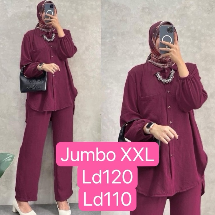 Buruan Dapetin Amanda One Set Premium  setelan Amanda  one set amanda jumbo  Amanda one set jumbo  O