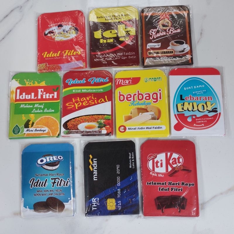 100 AMPLOP MINI SNACK