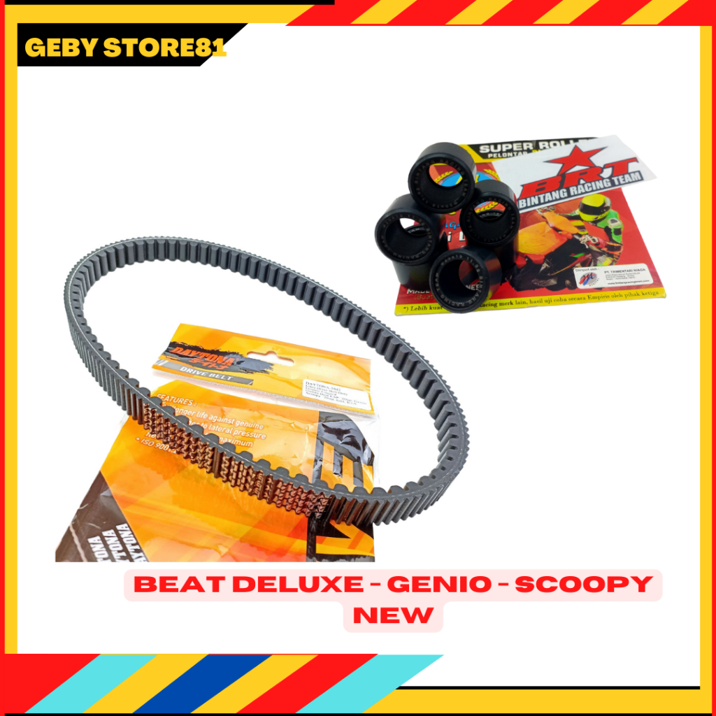 Vanblet Daytona & Roller BRT Genio Beat Deluxe Scopy New Beat Street New 11 12 13 14 15 Gram Mix Rol