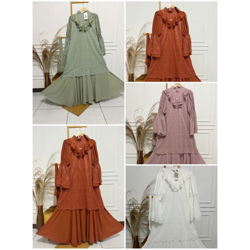 Gamis Broukat premium Ori By Shella saukia