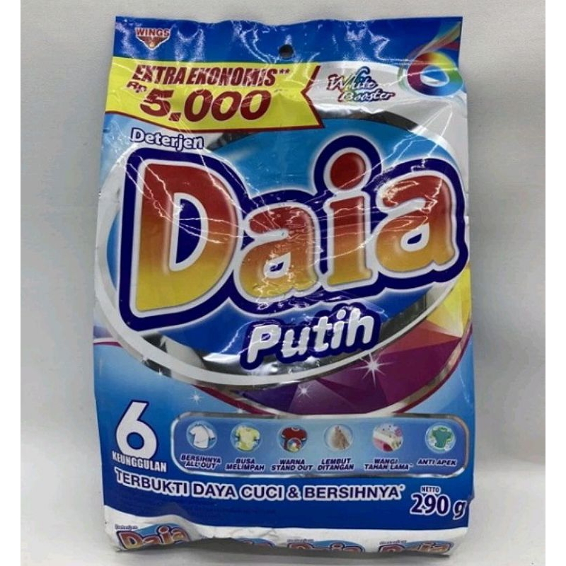 Daia Detergent Bubuk Sachet / Daia Detergent Bubuk Kemasan Ekonomis