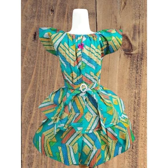 Dress batik anak perempuan dress batik susun anak perempuan baju batik anak perempuan