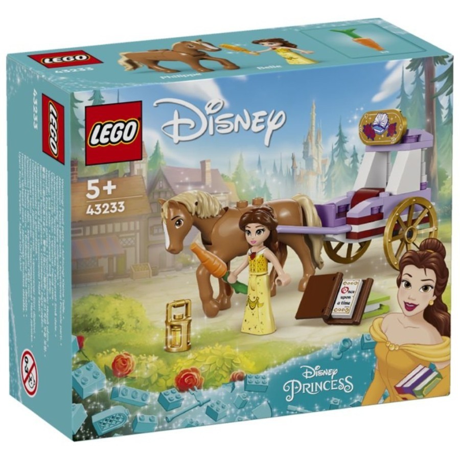 Lego City DIY Brick Kereta Kuda Disney Princess Belle Mini Figure