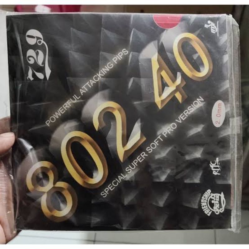 KARET BAT TENIS MEJA BINTIK PENDEK 729 802 40 ORIGINAL