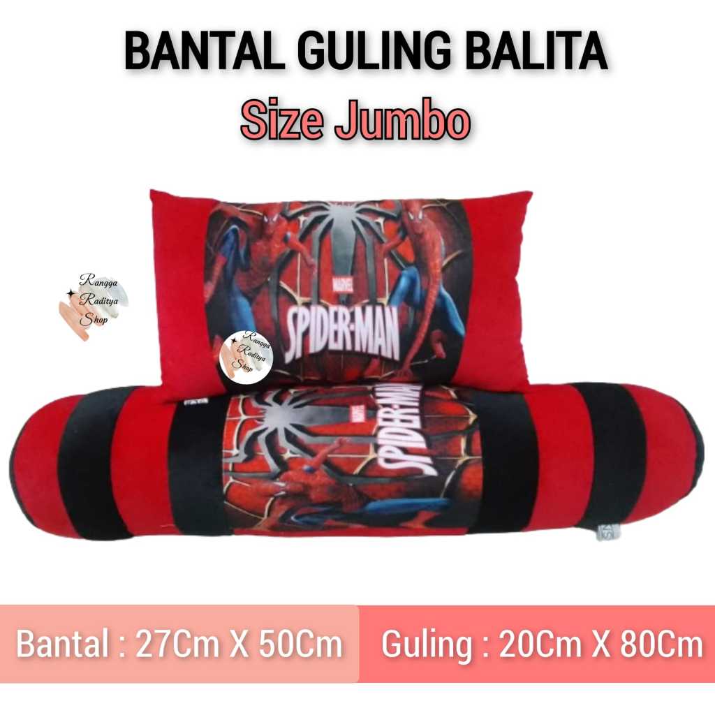 Bantal guling anak JUMBO/untuk anak usia diatas 5 tahun/bahan halus dan lembut