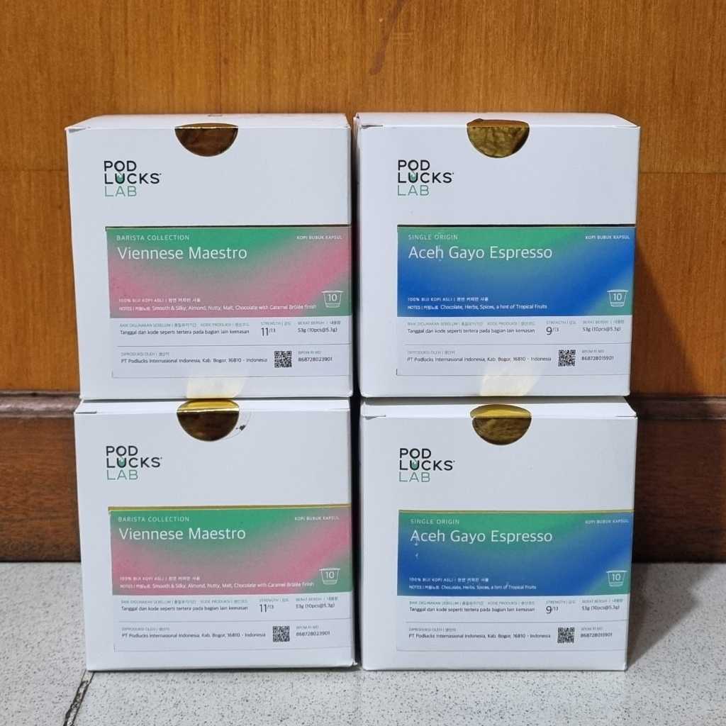 

NEW Podlucks Lab Viennese Maestro Capsule Coffee Aceh Gayo Espresso