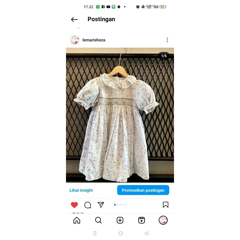 smock dress lulli and me (luli and me)