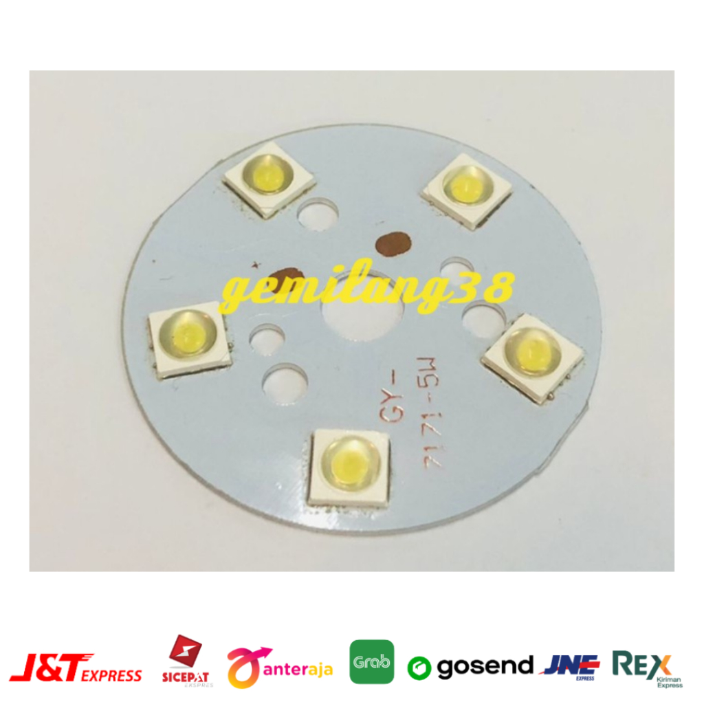 HPL 5W/High Power LED 5 Watt HSLH White/Putih