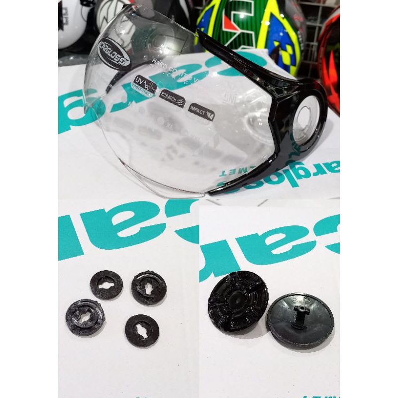 KACA HELM CARGLOSS YR YRM YRH HIJAB || VISOR CLEAR CARGLOSS YR YRM YRH