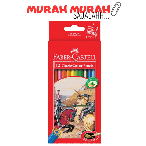 

Pensil Warna Faber-Castell 12 Classic Colour Pencils Faber Castell Pensil Warna Classic 12 Panjang