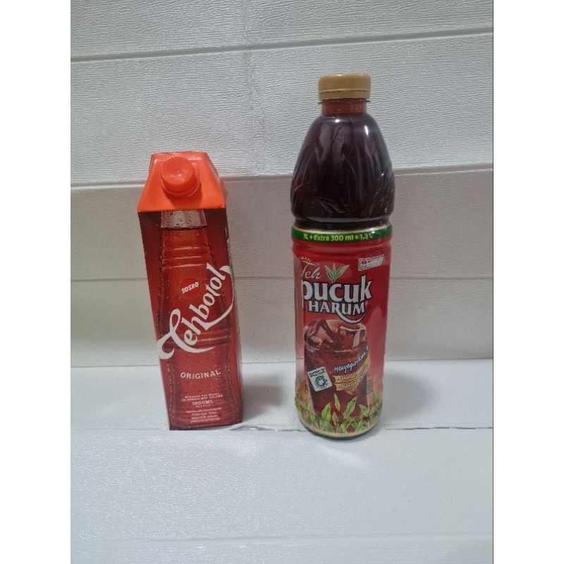Teh Pucuk/ Teh botol Sosro Ecer perbotol