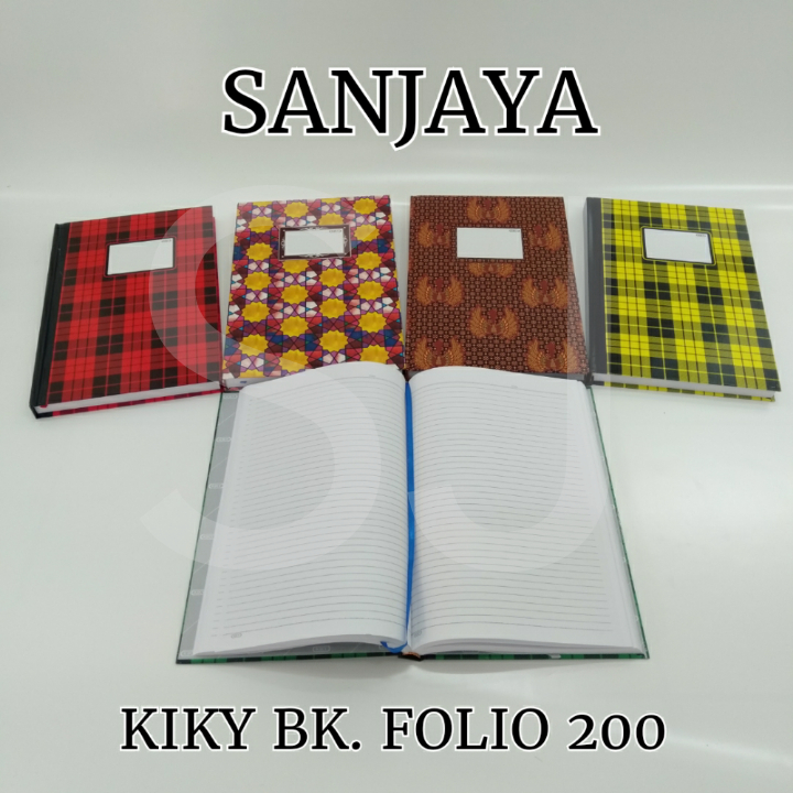 

Kiky Buku Folio Kas 200 Lembar / Buku Kas Hard Cover / Buku Catatan / Kiky Bk. Folio 200