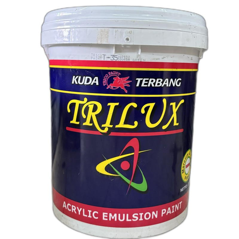 CAT TRILUX 20 KG SEGALA WARNA BIASA DAN NEW/CAT DINDING,TEMBOK,DLL 20L