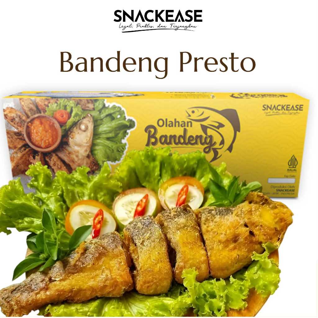 

Snackease Bandeng Presto Duri Lunak Vacuum Frozen 1 Ekor Besar Halal