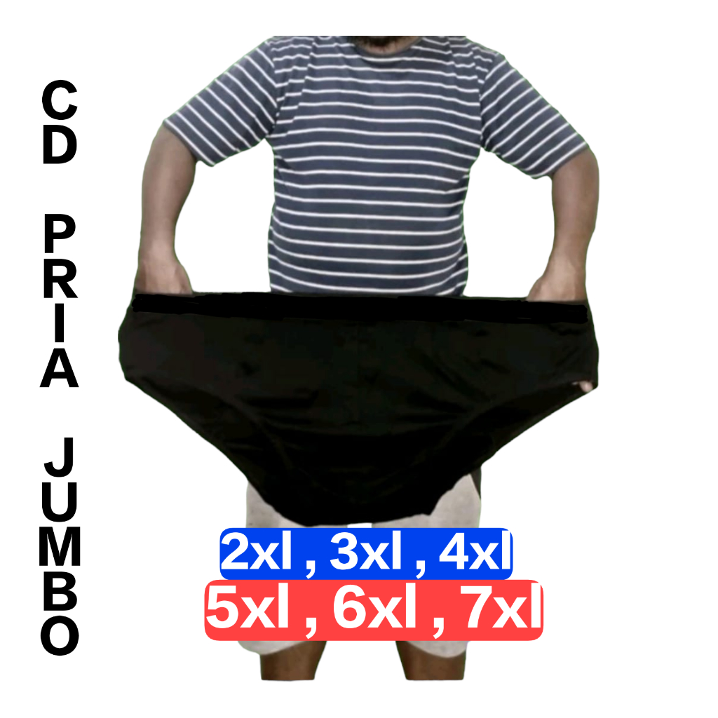 3 PCS CELANA DALAM PRIA EXTRA JUMBO  / CD JUMBO / CD PRIA JUMBO