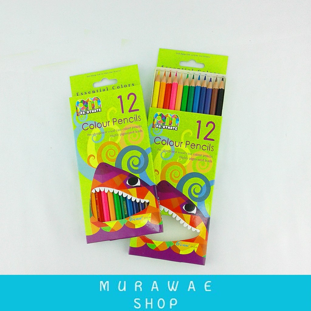 

Pensil warna 1set lengkap/NDM Color Pencils 12 Warna/Pensil warna panjang /Color Pencils/Pensil warna anak anak/Pensil warna anak sekolah