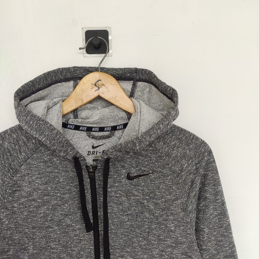 Zipper Hoodie Nike Small Logo Dri Fit