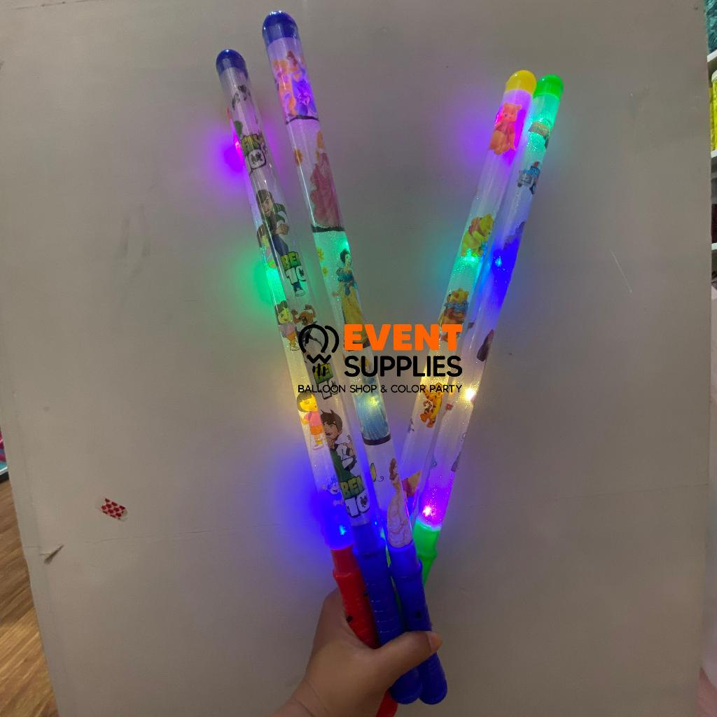 Lampu LED Stick Panjang Warna Warni – Glow Stick LED Party Light Mainan Anak