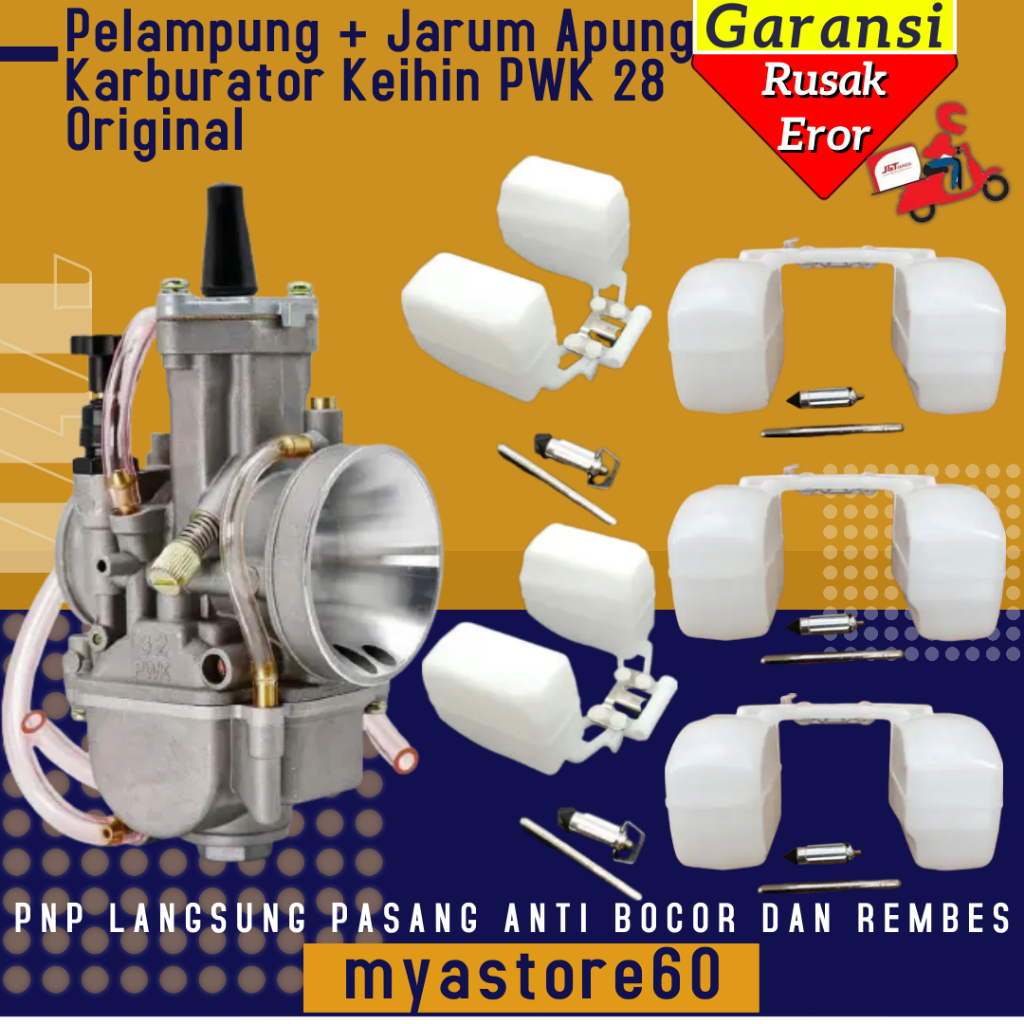 (BISA COD) Pelampung Apung Jarum Apung Plampung Karburator Karbu Carburator PWK 28 PWK28 Original Bi