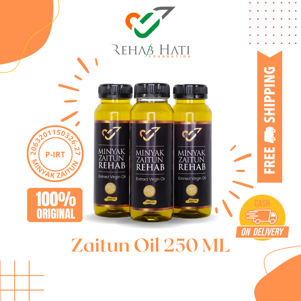 

Minyak Zaitun Ruqyah Rehab Hati Extra Virgin Olive Oil Asli Original Bisa Diminum Dan Dioles (250ml)