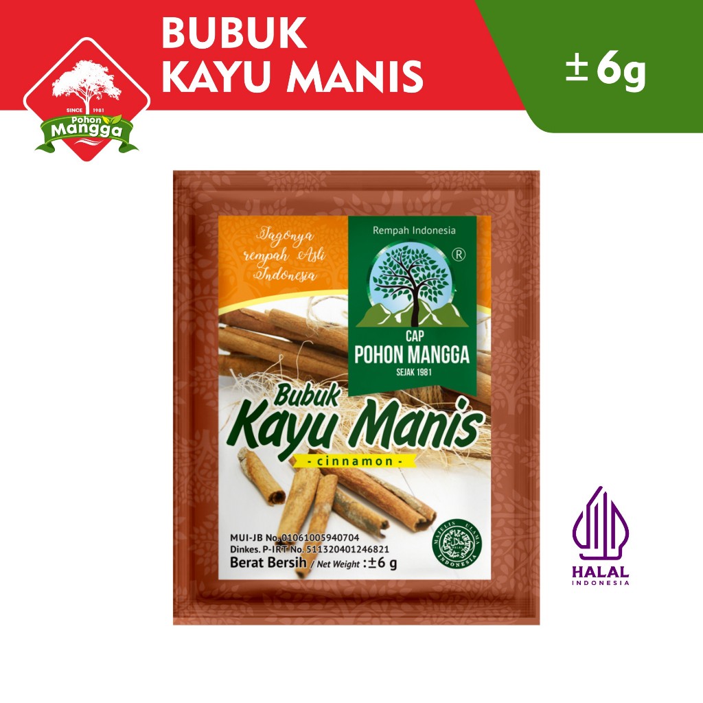 

BUBUK KAYU MANIS CAP POHON MANGGA
