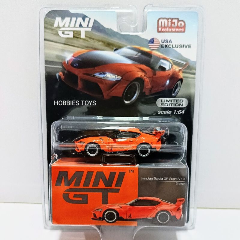 Mini GT 294 MJ Pandem Toyota GR Supra V1.0 Orange
