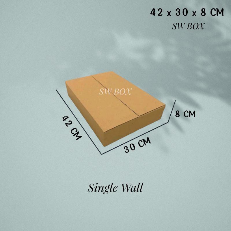 

Kardus Ukuran 42x30x8 CM Box untuk packing ST