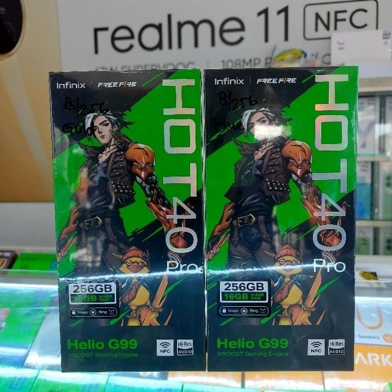 INFINIX HOT 40 PRO 16/256 (8+8) GARANSI RESMI SEGEL ORI