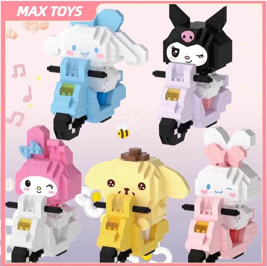 Max Toys Mainan Edukatif Kartun Susun Balok Untuk Anak Model Lucu Nano Block Diy Puzzle 3D Hadiah Brick Toy Yang Cocok