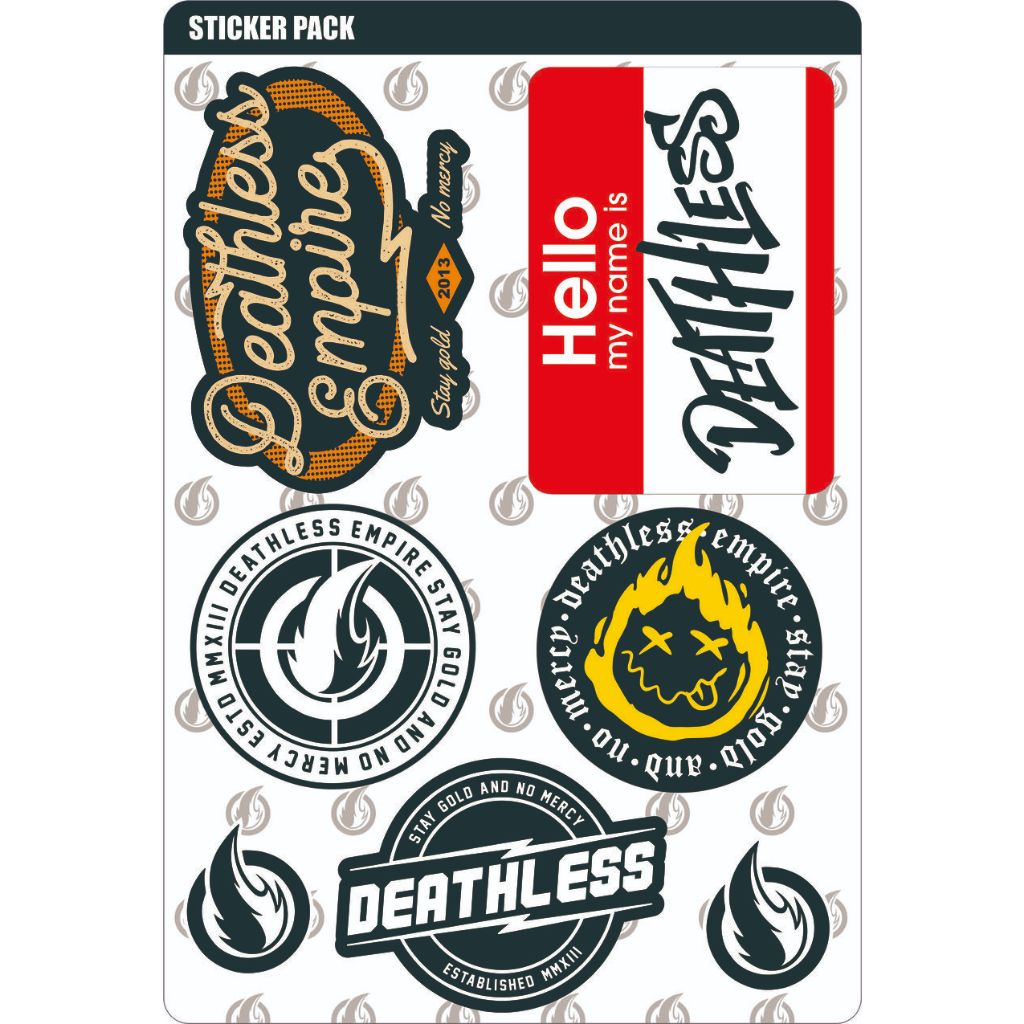 

STICKER PACK PACKAGE DEATHLESS SERIES | ACCESORIES