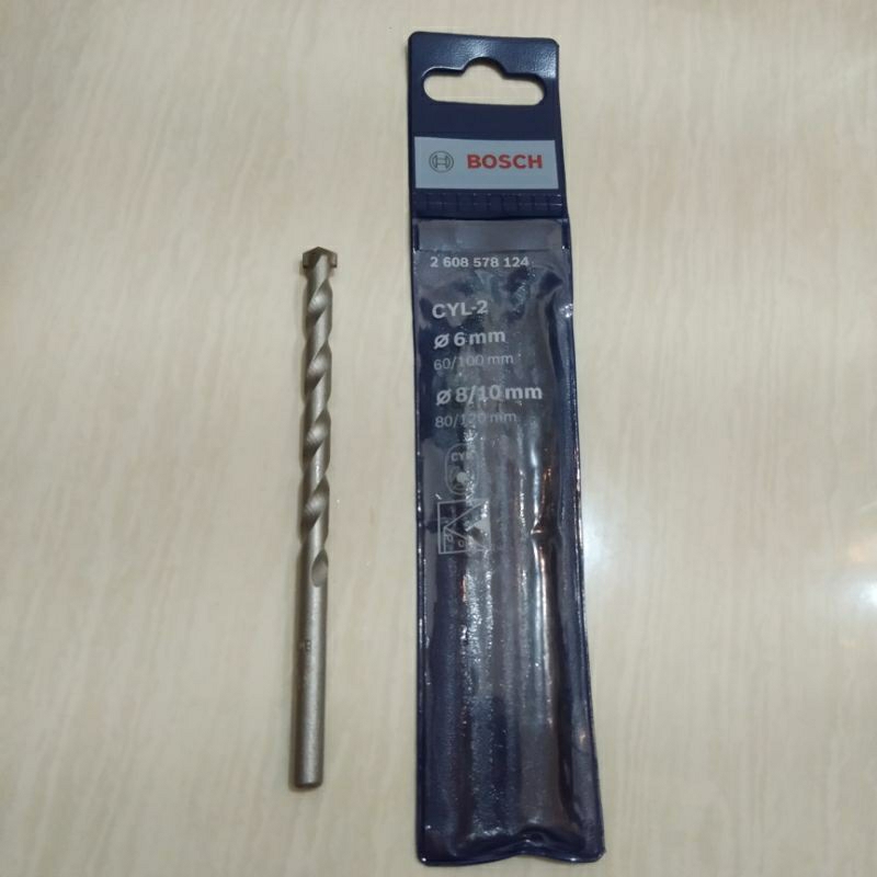 Mata Bor Beton 8mm Bosch | Mata Bor Tembok 8mm Bosch