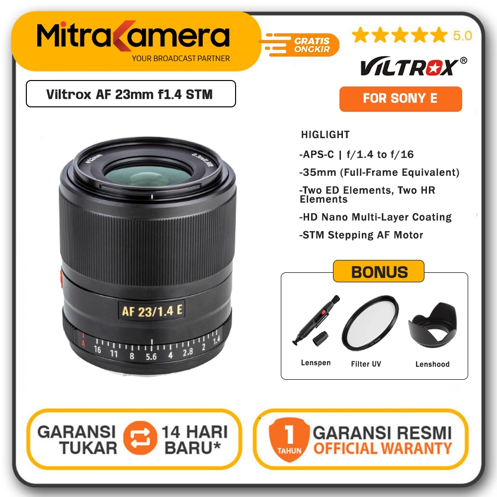 Viltrox AF 23mm f1.4  STM