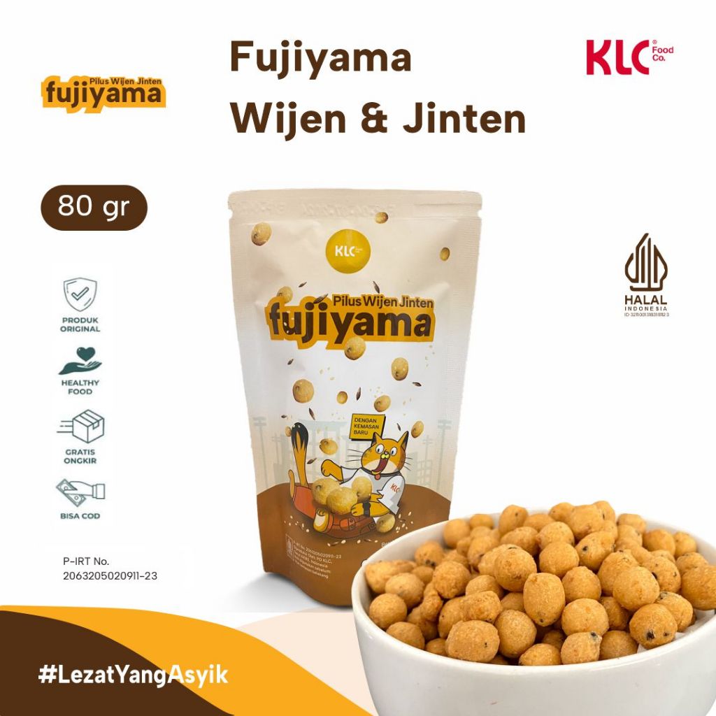 

Pilus Manis 80gr Fujiyama KLC Snack / Makanan Ringan Murah Jinten & Wijen